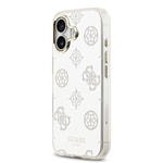 Apple iPhone 17 Kılıf Guess Orjinal Lisanslı Metal Kamera Çerçeveli Simli Aynalı Kapak