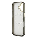 Apple iPhone 17 Kılıf Guess Orjinal Lisanslı M-safe Şarj Özellikli Yazı Logolu Python Desenli Kapak
