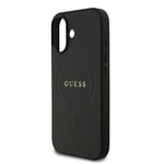 Apple iPhone 17 Kılıf Guess Orjinal Lisanslı M-safe Şarj Özellikli Yazı Logolu PU Deri Kapak