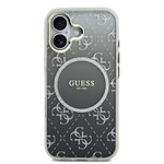 Apple iPhone 17 Kılıf Guess Orjinal Lisanslı M-safe Şarj Özellikli 4G Desenli Simli Silikon Kapak