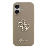 Apple iPhone 17 Kılıf Guess Orjinal Lisanslı Grained Yazı Logolu Kapak