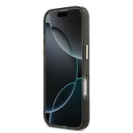 Apple iPhone 17 Kılıf Guess Orjinal Lisanslı M-safe Şarj Özellikli Yazı Logolu Python Desenli Kapak