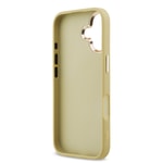 Apple iPhone 17 Kılıf Guess Orjinal Lisanslı 4G Büyük Metal Kamera Çerçeveli ve Logolu Glitter Kapak