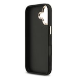 Apple iPhone 17 Kılıf Guess Orjinal Lisanslı 4G Büyük Metal Kamera Çerçeveli ve Logolu Glitter Kapak
