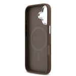 Apple iPhone 17 Kılıf Guess Orjinal Lisanslı M-safe Şarj Özellikli 4G Klasik Yazı Logolu Kapak