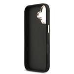 Apple iPhone 17 Kılıf Guess Orjinal Lisanslı Gold Metal Kamera Çerçeveli 4G Desenli Metal Büyük 4G ve Yazı Logolu Kapak