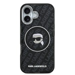 Apple iPhone 17 Kılıf Karl Lagerfeld Orjinal Lisanslı IML Baskılı KL Heads Kapak