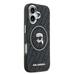 Apple iPhone 17 Kılıf Karl Lagerfeld Orjinal Lisanslı IML Baskılı KL Heads Kapak
