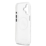 Apple iPhone 17 Kılıf Karl Lagerfeld Orjinal Lisanslı Parlayan Simli Karl & Choupette Heads Kapak