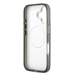 Apple iPhone 17 Kılıf Karl Lagerfeld Orjinal Lisanslı Parlayan Simli Karl & Choupette Heads Kapak