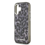 Apple iPhone 17 Kılıf Karl Lagerfeld Orjinal Lisanslı M-safe Şarj Özellikli IML Leopar Baskılı Kapak