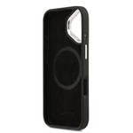 Apple iPhone 17 Kılıf Lacoste Orjinal Lisanslı M-safe Şarj Özellikli PU Pike Desenli Standlı Metal Logolu Kapak