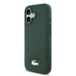 Apple iPhone 17 Kılıf Lacoste Orjinal Lisanslı M-safe Şarj Özellikli PU Deri Tasarımlı Metal Logolu Kapak