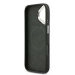 Apple iPhone 17 Kılıf Lacoste Orjinal Lisanslı M-safe Şarj Özellikli PU Pike Desenli Standlı Metal Logolu Kapak