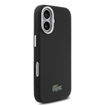 Apple iPhone 17 Kılıf Lacoste Orjinal Lisanslı M-Safe Şarj Özellikli PVC Pike Desenli Arka Yüzey İkonik Timsah Dokuma Logolu Kapak