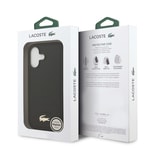 Apple iPhone 17 Kılıf Lacoste Orjinal Lisanslı M-safe Şarj Özellikli PU Deri Tasarımlı Metal Logolu Kapak
