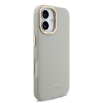 Apple iPhone 17 Kılıf Lacoste Orjinal Lisanslı M-safe Şarj Özellikli Champs Elysees PU Deri Tasarımlı Kapak
