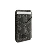 Apple iPhone 17 Kılıf Lacoste Orjinal Lisanslı M-safe Şarj Özellikli PU Deri Tasarımlı Kartlıklı Karışık Monogram Desenli Kapak