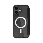 Apple iPhone 17 Kılıf M-Safe Şarj Özellikli Raptic Air Folio Şeffaf Kartlıklı Kapaklı Kılıf