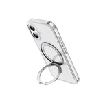 Apple iPhone 17 Kılıf M-safe Şarj Özellikli Wiwu MCC-201 iShield Ultra Serisi Standlı Crystal Sert PC Kapak