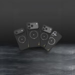 Apple iPhone 17 Kılıf M-safe Şarj Özellikli Metal Standlı Lenyes CK225 Kapak
