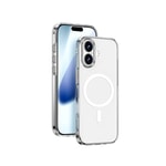 Apple iPhone 17 Kılıf M-safe Şarj Özellikli Wiwu YXK-208 Invisible Ultra Sert PC Kapak