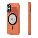 Apple iPhone 17 Kılıf M-safe Şarj Özellikli Disk Desenli Youngkit Disc Battle Kapak