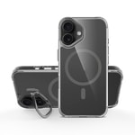 Apple iPhone 17 Kılıf M-safe Şarj Özellikli Airbagli Kamera Standlı Zore Azor Kapak