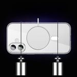 Apple iPhone 17 Kılıf M-safe Şarj Özellikli Transparan Sert PC Wlons Pita Kapak
