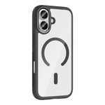 Apple iPhone 17 Kılıf M-Safe Şarj Özellikli Metal Kamera Çerçeveli Zore Tiko Kapak