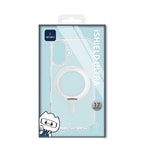 Apple iPhone 17 Kılıf M-safe Şarj Özellikli Wiwu MCC-201 iShield Ultra Serisi Standlı Crystal Sert PC Kapak