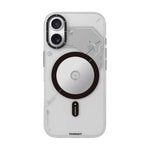 Apple iPhone 17 Kılıf M-safe Şarj Özellikli Disk Desenli Youngkit Disc Battle Kapak