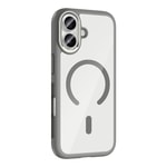 Apple iPhone 17 Kılıf M-Safe Şarj Özellikli Metal Kamera Çerçeveli Zore Tiko Kapak