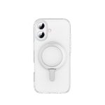 Apple iPhone 17 Kılıf M-safe Şarj Özellikli Wiwu MCC-201 iShield Ultra Serisi Standlı Crystal Sert PC Kapak