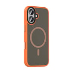 Apple iPhone 17 Kılıf Mat Arka Yüzey Wireless Şarj Özellikli Zore Flet M-safe Kapak