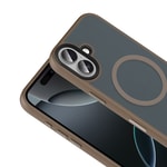 Apple iPhone 17 Kılıf Mat Arka Yüzey Wireless Şarj Özellikli Zore Flet M-safe Kapak