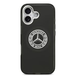 Apple iPhone 17 Kılıf Mercedes Benz Orjinal Lisanslı M-safe Şarj Özellikli Çift Katmanlı PC Nostaljik Yıldız Dizayn Kapak