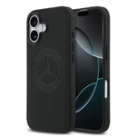 Apple iPhone 17 Kılıf Mercedes Benz Orjinal Lisanslı M-safe Şarj Özellikli Hakiki Deri Nostaljik Yıldız Dizayn Kapak