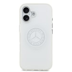 Apple iPhone 17 Kılıf Mercedes Benz Orjinal Lisanslı M-safe Şarj Özellikli Buzlu PC Nostaljik Yıldız Dizayn Kapak