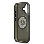 Apple iPhone 17 Kılıf Mercedes Benz Orjinal Lisanslı M-safe Şarj Özellikli Buzlu PC Nostaljik Yıldız Dizayn Kapak