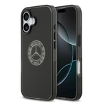 Apple iPhone 17 Kılıf Mercedes Benz Orjinal Lisanslı M-safe Şarj Özellikli Buzlu PC Nostaljik Yıldız Dizayn Kapak