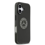 Apple iPhone 17 Kılıf Mercedes Benz Orjinal Lisanslı M-safe Şarj Özellikli Buzlu PC Nostaljik Yıldız Dizayn Kapak