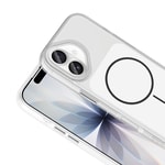 Apple iPhone 17 Kılıf Metal Buton Tasarımlı Zore İkonik Sert Silikon Kapak