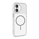 Apple iPhone 17 Kılıf Metal Buton Tasarımlı Zore İkonik Sert Silikon Kapak