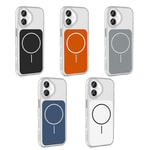 Apple iPhone 17 Kılıf Metal Buton Tasarımlı Zore İkonik Sert Silikon Kapak