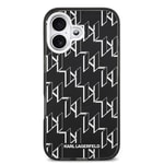 Apple iPhone 17 Kılıf Orjinal Lisanslı M-safe Şarj Özellikli Karl Lagerfeld IML Baskılı Monogram Dizayn Kapak