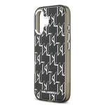 Apple iPhone 17 Kılıf Orjinal Lisanslı M-safe Şarj Özellikli Karl Lagerfeld IML Baskılı Monogram Dizayn Kapak