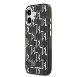Apple iPhone 17 Kılıf Orjinal Lisanslı M-safe Şarj Özellikli Karl Lagerfeld IML Baskılı Monogram Dizayn Kapak