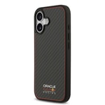 Apple iPhone 17 Kılıf Redbull Orjinal Lisanslı M-safe Şarj Özellikli Karbon Fiber Parlayan Logolu Kapak