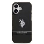 Apple iPhone 17 Kılıf U.S. Polo Assn. Orjinal Lisanslı M-safe Şarj Özellikli IML Double Horse Stripe Logolu Kapak